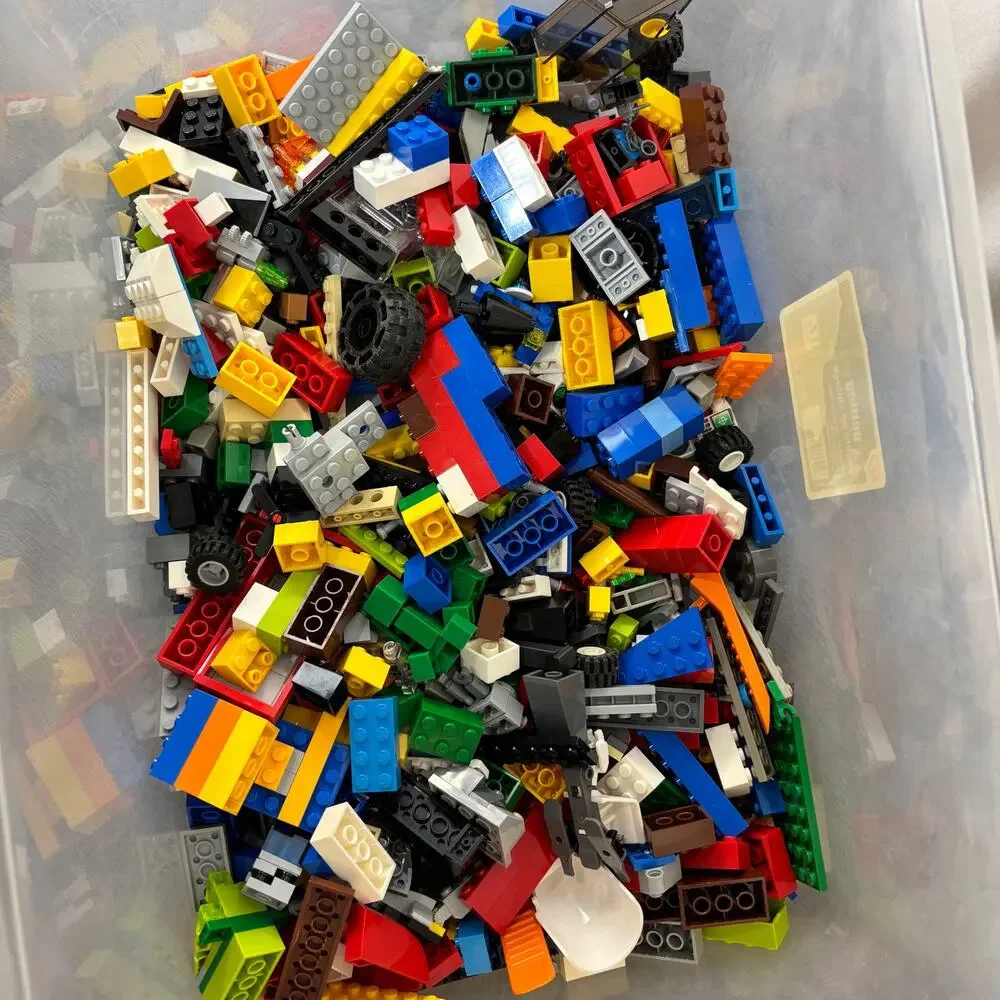 Bulk Lot of LEGO Replacement Bricks Blocks Parts 3+ Lbs. Preowned Modern